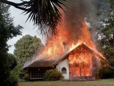 Residencia incendiada de primo de Jorge Luchsinger contaba con medidas de protección vigentes