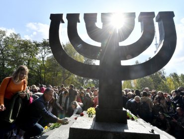Indignación por el bombardeo ruso de Babi Yar, el memorial a las víctimas de una masacre nazi en Kiev