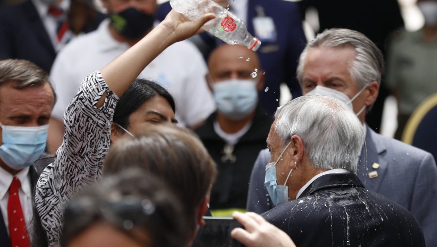 "Inaceptable": Distintos sectores políticos condenaron la agresión al presidente Piñera en La Moneda