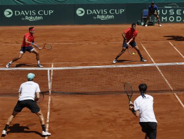 Copa Davis: Tabilo y Barrios triunfan en dobles, cerrando el 3-0 sobre Eslovenia