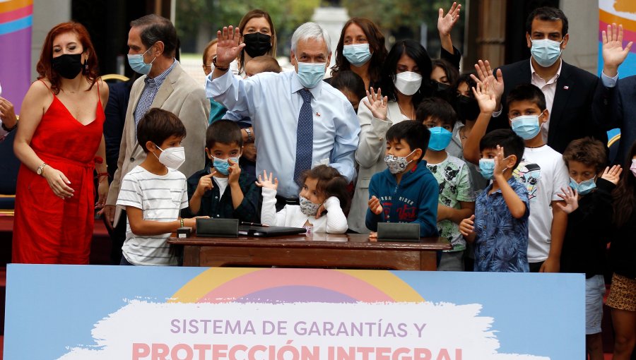 Presidente Piñera promulgó la Ley de Garantías de Derechos de la Niñez