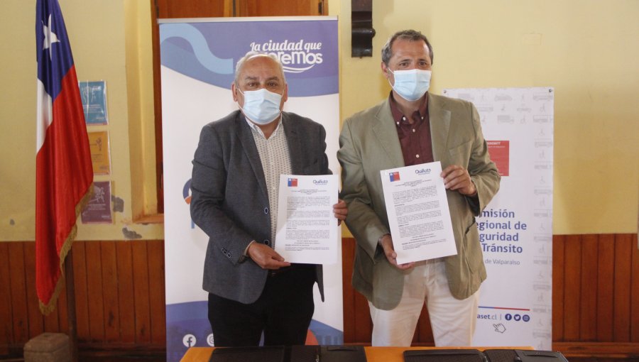 Municipalidad de Quillota firma convenio para conformar primera Comisión de Tránsito a nivel nacional