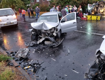 Un fallecido y cuatro heridos dejó colisión de alta energía en la ruta de La Madera
