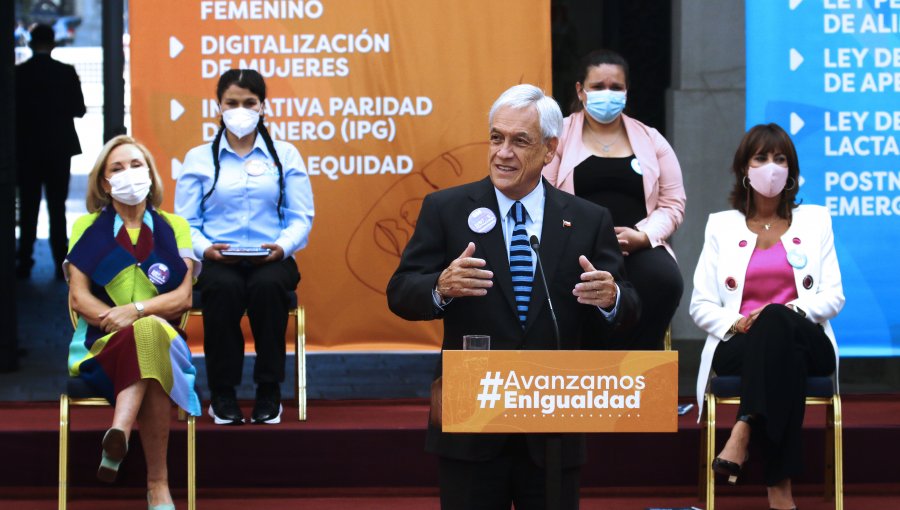 Presidente Piñera en conmemoración del 8M: “La causa de la mujer no es una causa de la izquierda sobre la derecha”