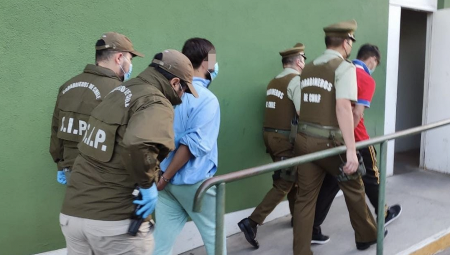 Detienen a dos peligrosos delincuentes que asaltaron a conductor de App de transporte en Villa Alemana