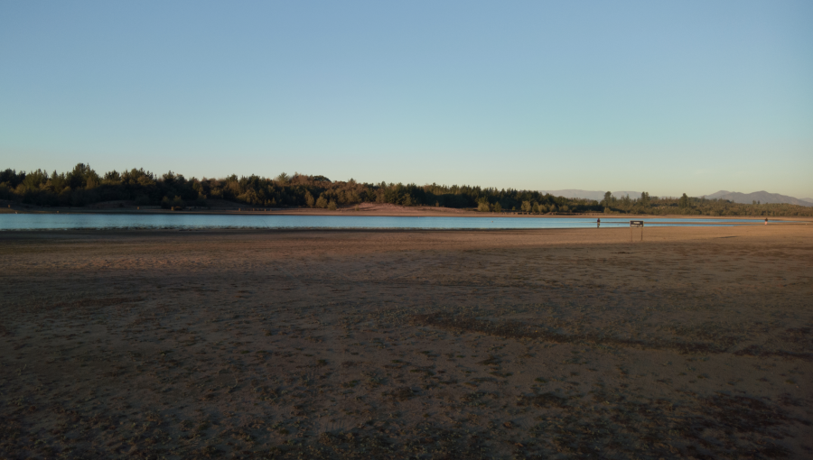 Lago Peñuelas cada vez más seco: De una capacidad máxima de 95 millones de metros cúbicos, a la fecha sólo registra 15 mil