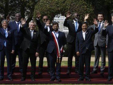 Líderes extranjeros se tomaron la foto oficial junto al presidente Gabriel Boric