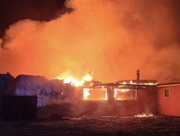 Incendio destruye completamente una escuela rural de la comuna de San Pablo