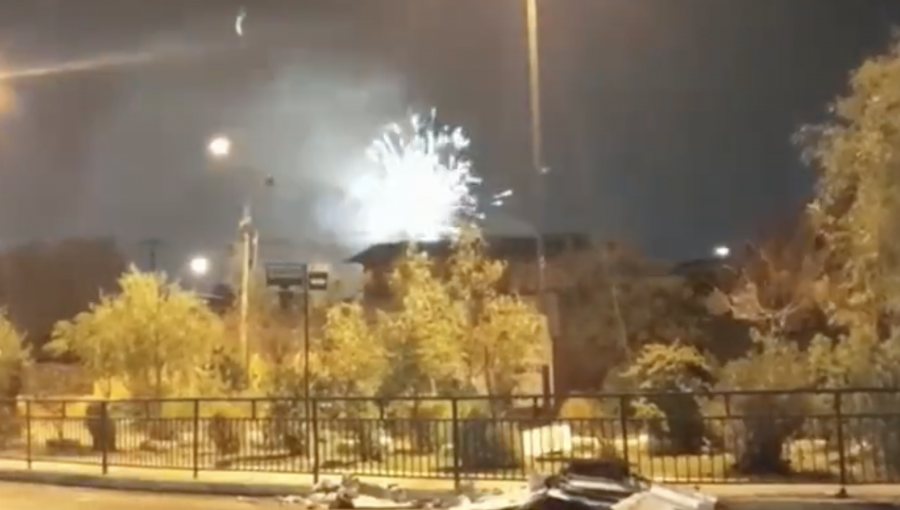Innumerables disparos y lanzamiento de fuegos artificiales en velorio de alto riesgo que era monitoreado por Carabineros en Lo Espejo
