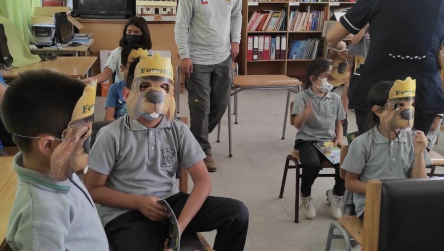 Promueven la prevención de incendios forestales en escuelas rurales de Petorca