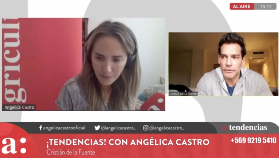 Cristián de la Fuente realiza potente descargo contra comentario en transmisión en vivo: “Te pido que si no vas a aportar te quedes callada”