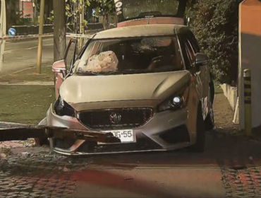 Conductor en estado de ebriedad protagonizó un accidente que originó una fuga de gas en Las Condes