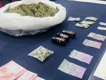 Detienen a tres personas que microtraficaban droga a través de las redes sociales en Viña del Mar