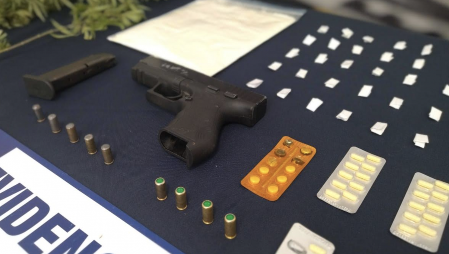 Desbaratan foco de venta de drogas en Llay Llay e incautan drogas, armas y municiones