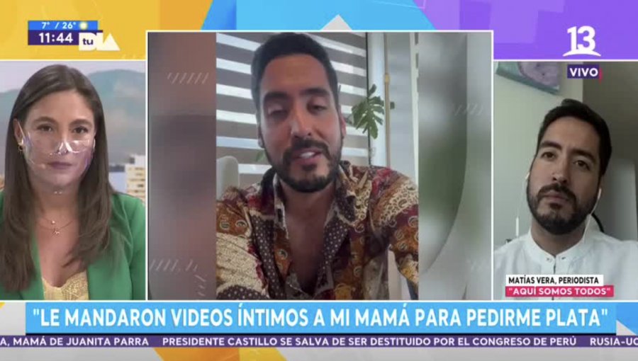 Matías Vera y la extorsión que vive debido a videos de carácter sexual: “Mis contactos recibieron ese contenido”