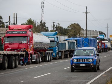 Desconocidos dispararon perdigones a camiones en rechazo a relleno sanitario en el sector de Bajo Malleco