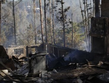 Incendio forestal en Laguna Verde ha consumido 29 viviendas y 60 hectáreas: se mantiene la Alerta Roja para Valparaíso