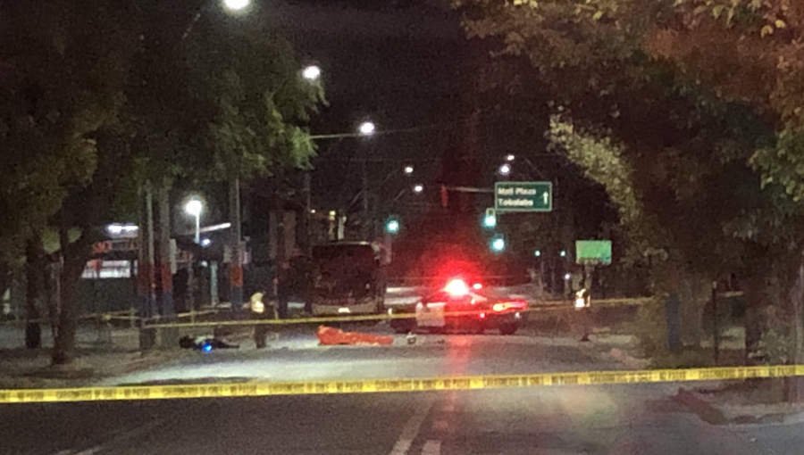 Accidente entre un bus y un motociclista deja una persona fallecida en Puente Alto