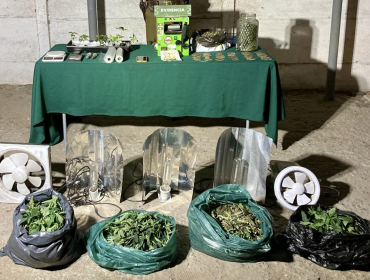 Operativo de Carabineros permite incautar 5 kilos de marihuana en San Antonio