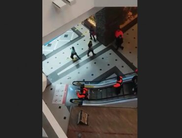 Delincuentes y guardias protagonizaron violenta riña al interior del mall de Viña del Mar