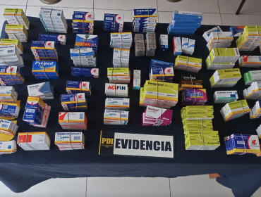 Más de 3 mil medicamentos fueron incautados durante operativo policial en el centro de San Antonio