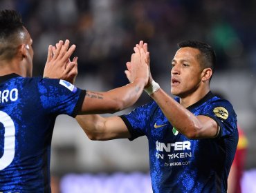 Alexis Sánchez anotó un gol en la victoria con la que Inter de Milan alcanzó la punta de la Serie A