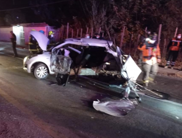 Fiesta termina en fatal accidente en Calle Larga: Joven fallece tras salir eyectado del auto que conducía un amigo en estado de ebriedad
