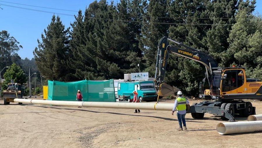 Inician obras para renovar la impulsión de agua potable en céntrica arteria de Placilla