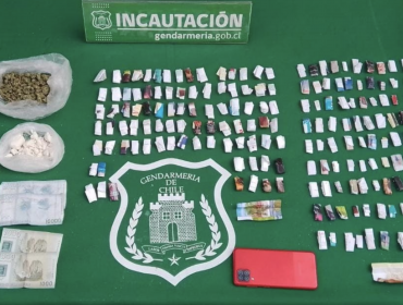 Cerca de 200 dosis de droga fueron incautadas durante allanamiento nocturno en la cárcel de Valparaíso