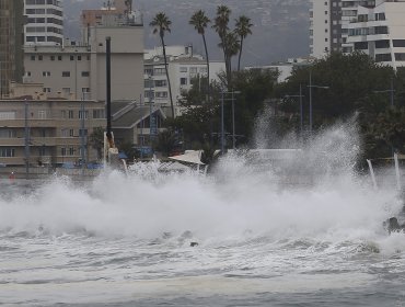 Se esperan marejadas en toda la costa chilena desde este domingo y hasta el jueves