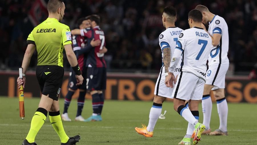 Alexis Sánchez vio acción en dolorosa derrota del Inter ante el Bologna de Gary Medel