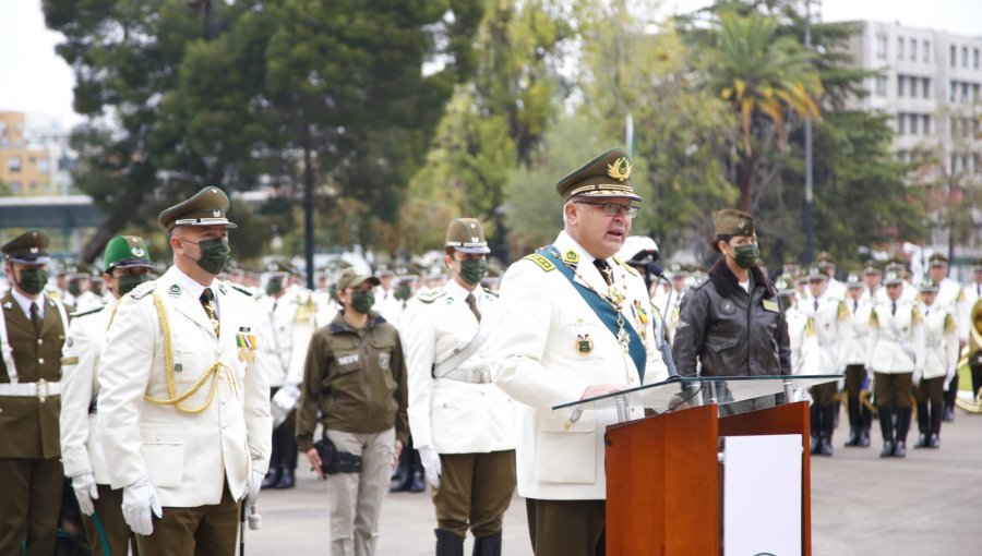 General Yáñez en aniversario 95° de Carabineros: "La sola reforma no va a solucionar el problema delictual”