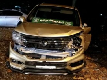 Dos detenidos deja persecución policial tras robo frustrado de un automóvil en Maipú