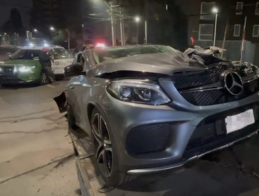 Delincuente que protagonizó "tour delictual" en Vitacura fue detenido en La Florida luego que volcara el automóvil que conducía
