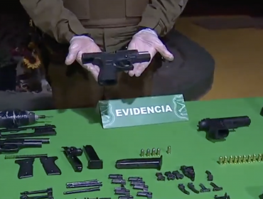 Capturan al líder de una banda delictual que fabricaba y modificaba armas en taller montado en su casa en Lo Prado