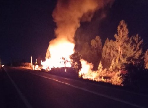 Siguen los ataques incendiarios en el sur del país: Ahora queman dos casas en Antiquina