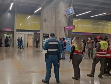 Ocho guardias de Metro fueron agredidos en operativo de desalojo de vendedores ambulantes en estación Ñuñoa