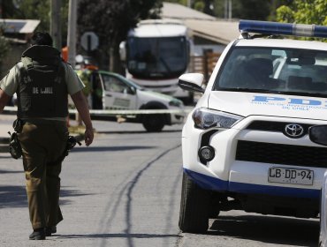 Persecución policial terminó con un delincuente muerto en la comuna de Cerrillos