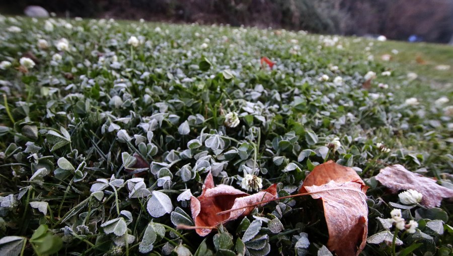 El centro de Santiago tuvo este martes la mañana más fría del año: -2,1°C