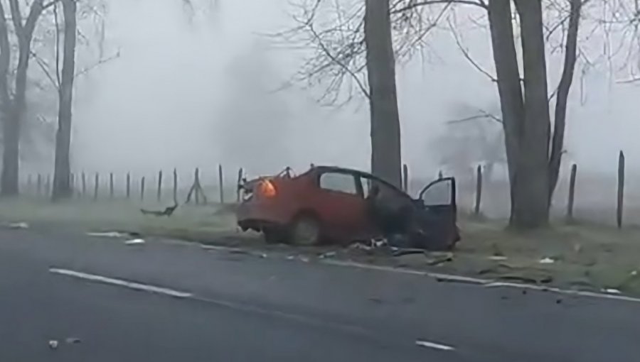 Una madre y su pequeña hija fallecieron en grave accidente de tránsito en ruta que une a Osorno con Puerto Octay