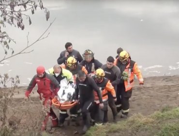 Vecino de Puerto Aysén rescata a niña que se lanzó al río y a carabinero que intentó ayudarla: presentaban signos de hipotermia