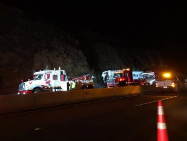 Noche fatal en carreteras de Ovalle: 13 vehículos involucrados en dos accidentes que dejaron víctimas fatales