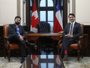 Cambio climático, control de armas y economía: Los temáticas abordadas en la reunión entre Boric y Trudeau en Canadá