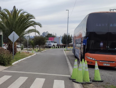 Conductor de bus Valparaíso - Santiago fue detenido luego que narcotest marcara "positivo" por consumo de cocaína en la ruta 68
