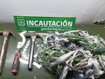 Desbaratan plan de fuga desde cárcel de Quillota: fueron incautados alicates, martillos y 20 metros de soga hecha con sábanas