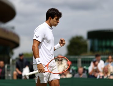 Cristian Garin avanzó a la tercera ronda de Wimbledon tras arrollar a Hugo Grenier