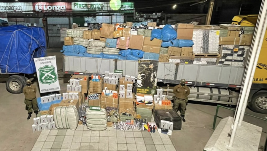 Detienen a delincuente que robó camión con artículos electrónicos avaluados en $800 millones en Alto Hospicio