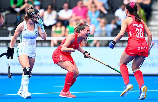 Las Diablas derrotaron a Irlanda y consiguieron su primera victoria en un Mundial de hockey