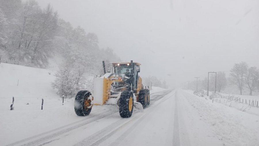 Declaran Alerta Temprana Preventiva para la región de La Araucanía por nevadas normales a moderadas