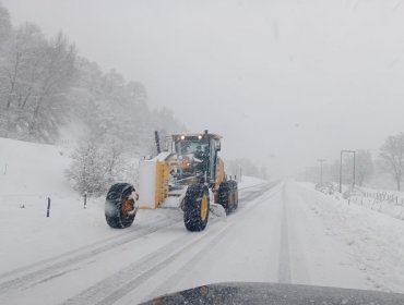 Declaran Alerta Temprana Preventiva para la región de La Araucanía por nevadas normales a moderadas